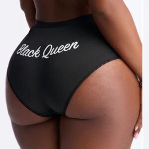 Black Queen Women's Panties Brief -D